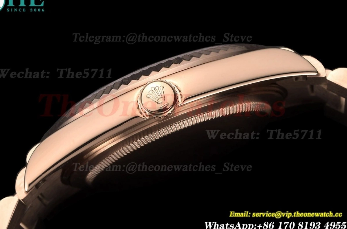 Daydate GDF MY8215 RG Black 40mm RG Dial 0319